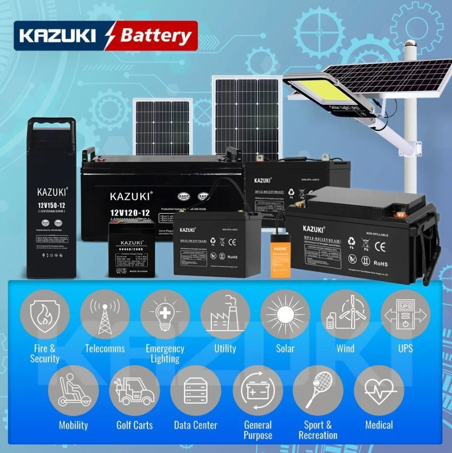 Kazuki OEM 12V2.3ah Équilibre électronique/ Équipement d'alarme/ Batterie de bonne qualité pour voiture jouet pour enfants.