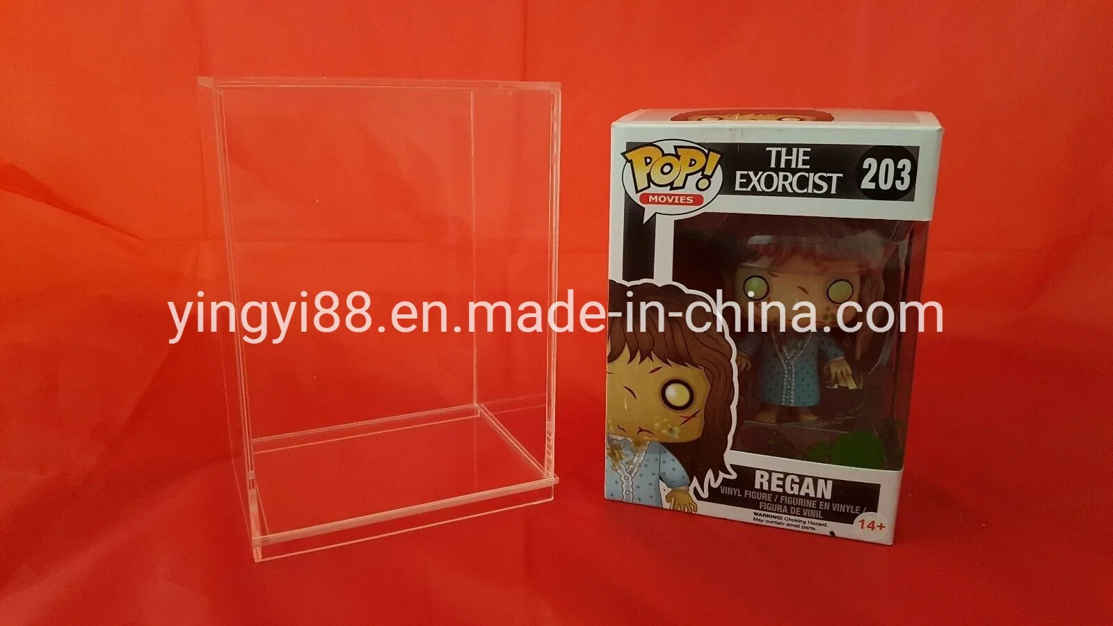 Custom Stackable Clear Acrylic Sliding Hard Funko Pop Box Protector for Video Game Collectibles