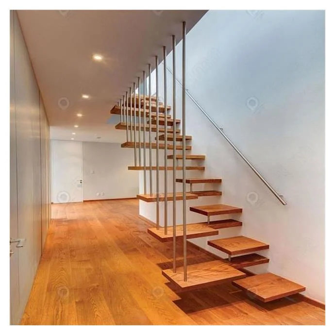 Prima Floating Straight Steel Railing Tempered Glass 304s. S Railing Staircase Stairs