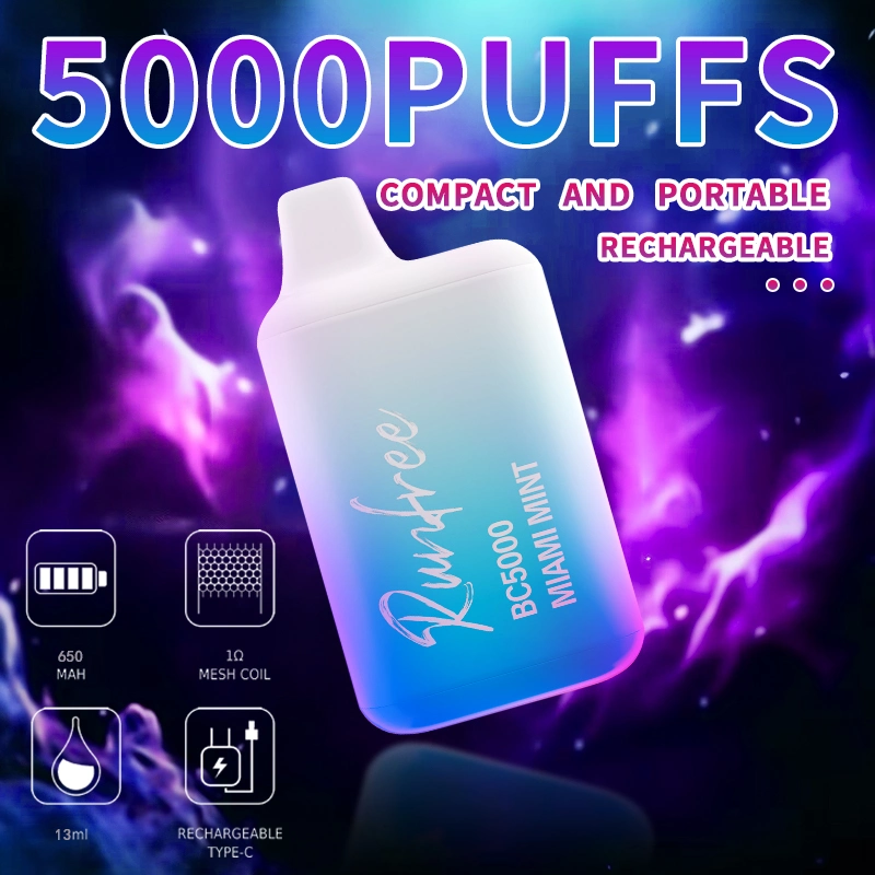 Vente en gros I Vape Mini 5000 Puff rechargeable Drop Shipping Shenzhen E cigarette