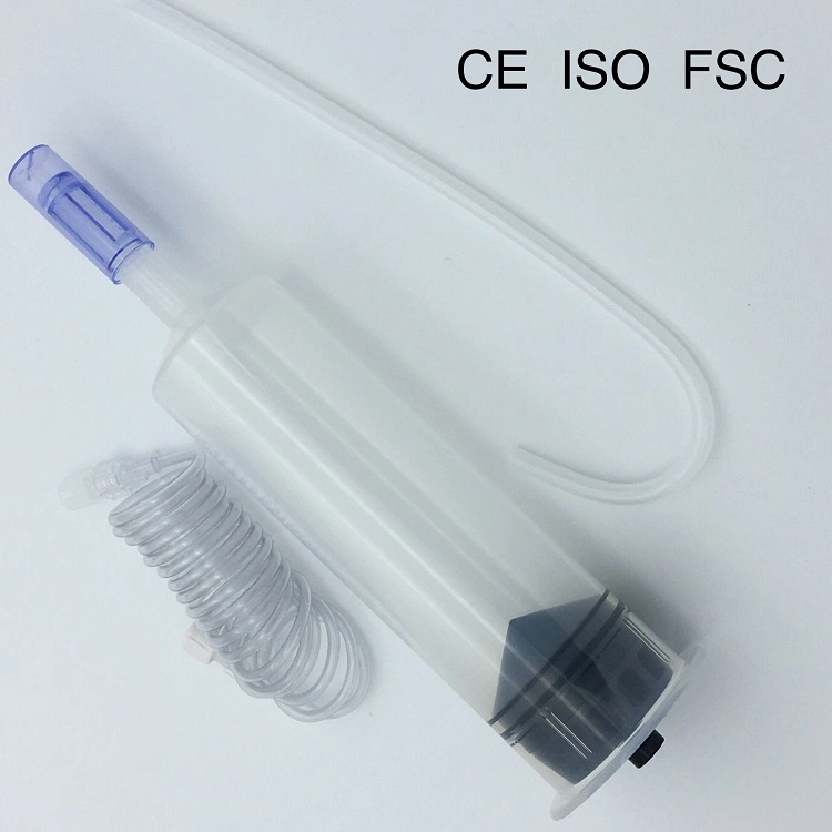 Radiology Consumables Plastic Disposable Double Head Syringe for Medrad CT