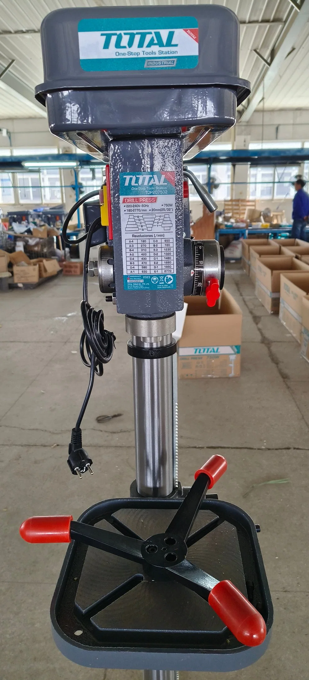 1500W Heavy Duty Industrial Drill Press 32mm Bench Drilling Machine