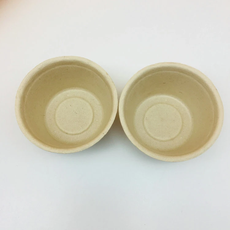 100% Biodegradable Recyclable Eco-Friendly Bagasse Sugarcane Paper Pulp Cups