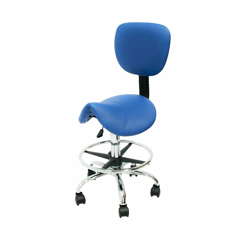 Dental Clinic Use Ergonomic Micro Fiber Leather Furniture Assistant Dental Stool Chair