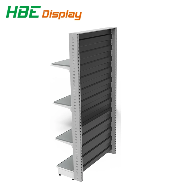 Stability High Weight Capacity Stylish 4shelf Rust Proof Steel Commercial Grocery Shelf