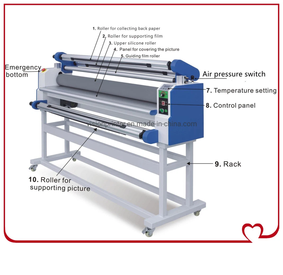 Máquina de film laminado disolvente máquina laminadora en caliente