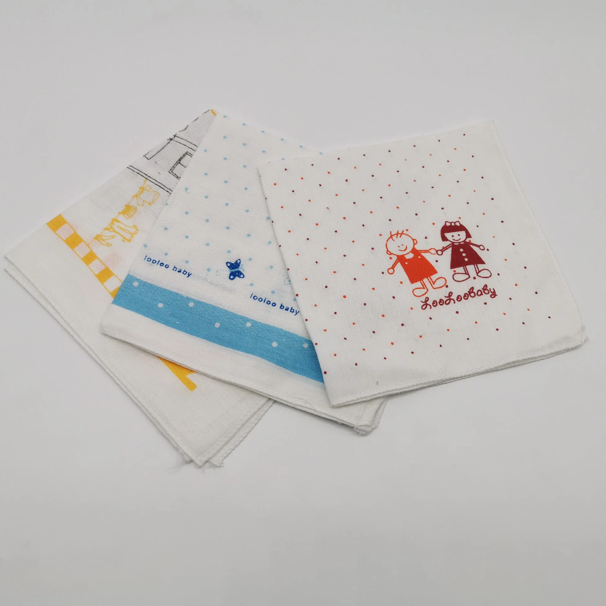 Fabrik-Versorgungsmaterial Eigener Preis Multi Prints Baby Muslin Waschlappen