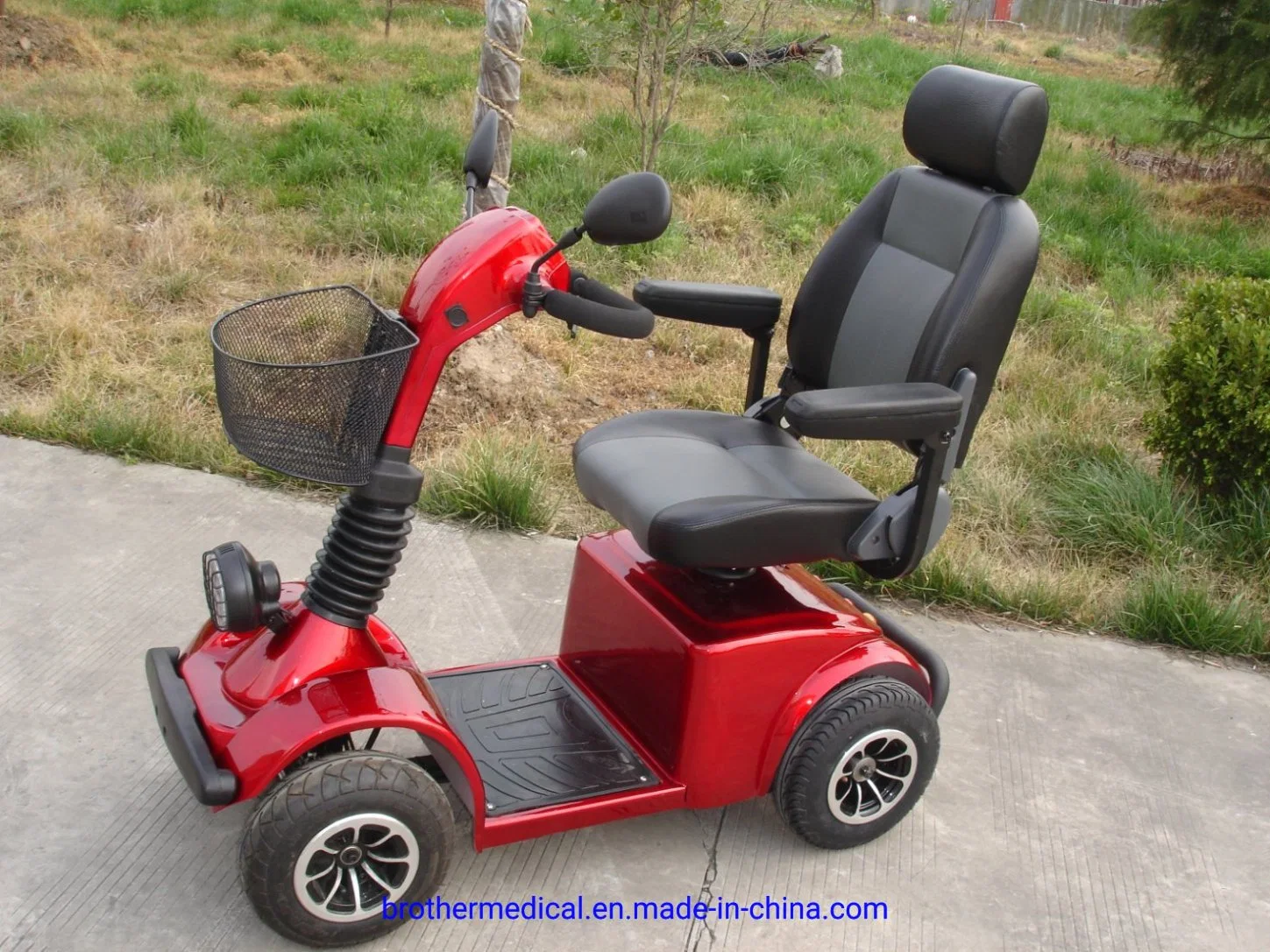 Мобильность для взрослых для скутера 4 Колеса мобильность скутер наружных складывающихся для пожилых людей поездки коляску с LED