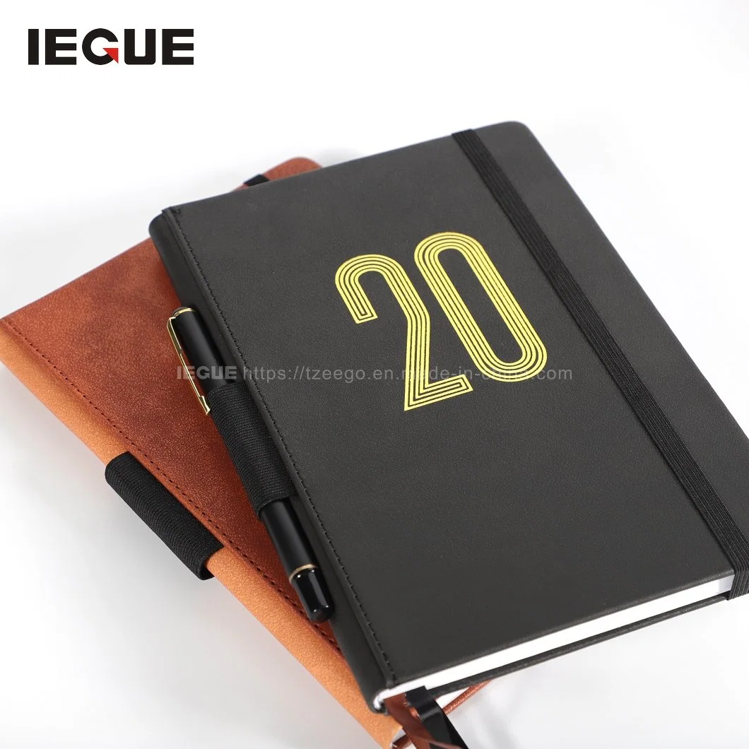 Custom Logo A5 Hardcover notebook Journal PU Leather Notebook Stationery