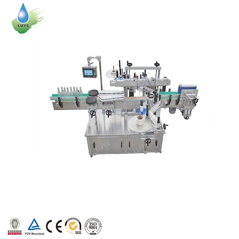 Manufacturer Professional High Accuracy Desktop Water Round Bottle Label Printing Automatic Labeling Machine