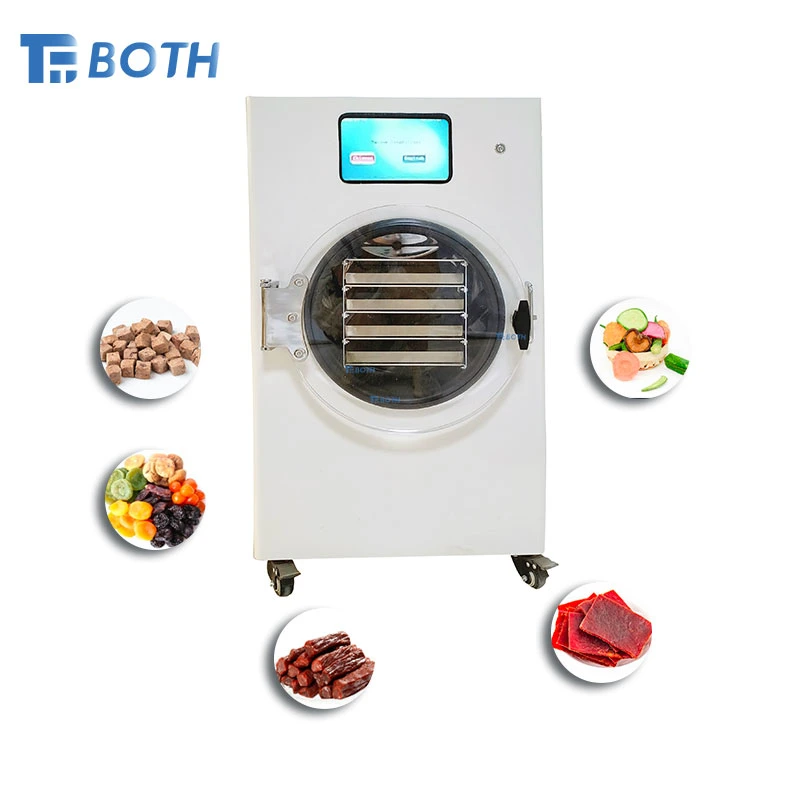 Small Vacuum Freeze Drying Machine Lyophilizer Vegetable Fruit Meat Pet Food Home Freeze Dryer Machine