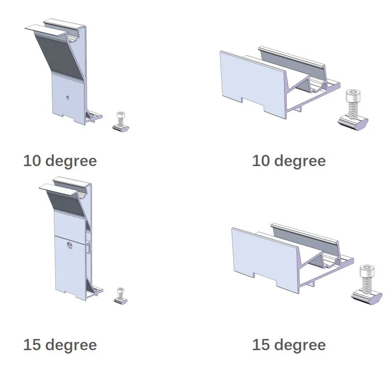Solar-Montagesystem ballastierte Aluminiumhalterung für Solar-Rack-Panel Energiesystem