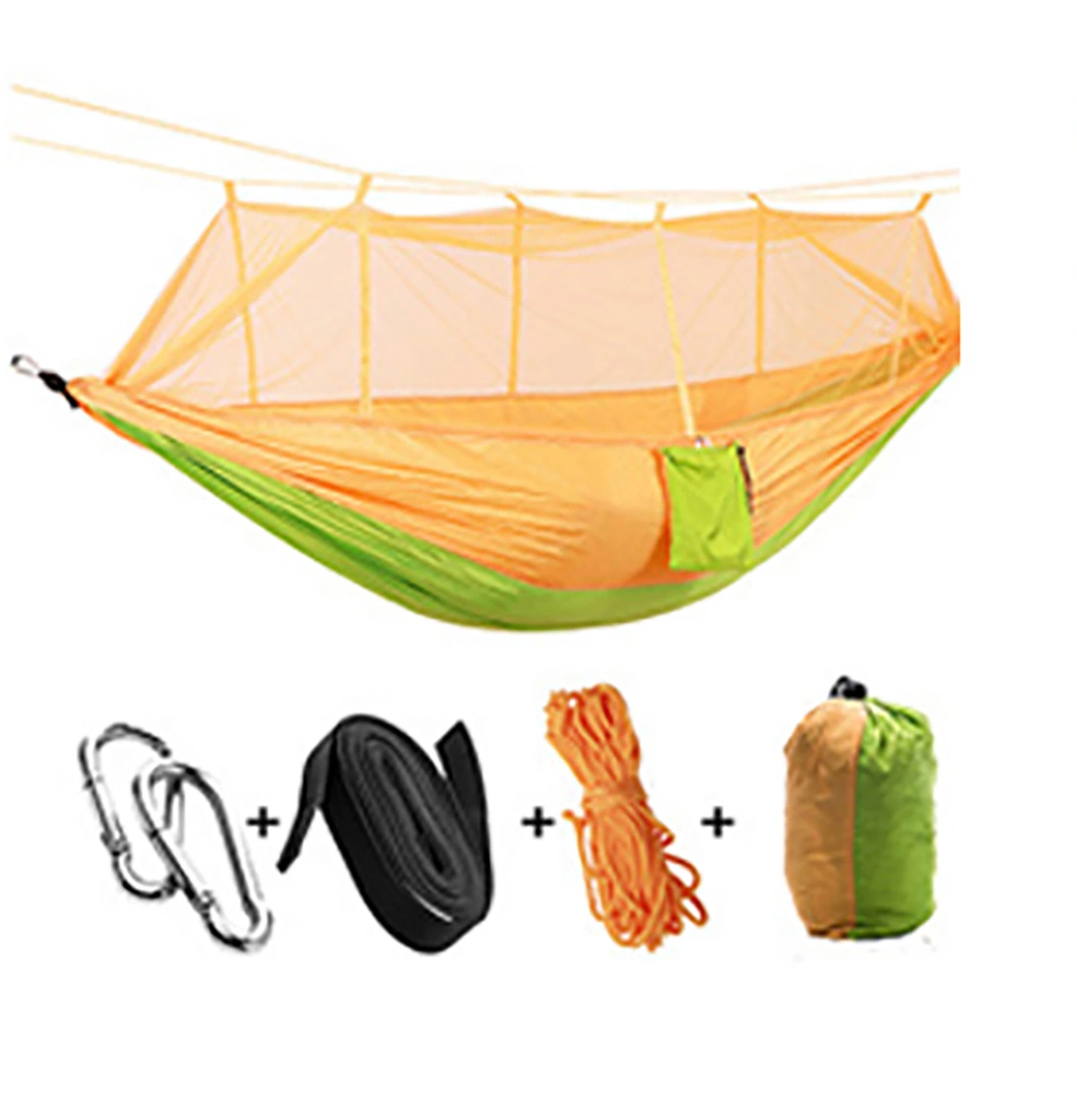 Mosquitera malla Hamaca Camping con Soporte plegable para exterior Comodidad