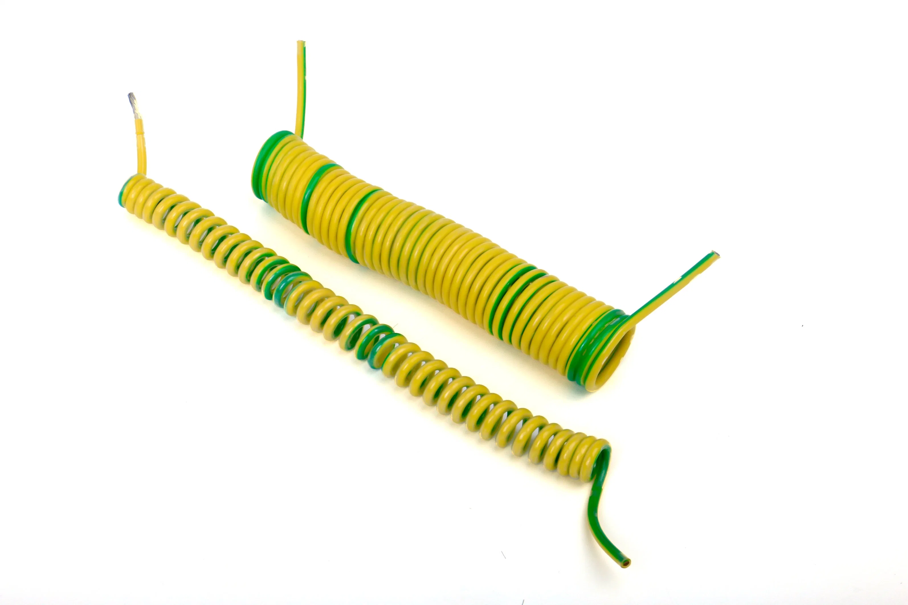 TPU/PVC Spiral Spring Curly Cable for Brake System Global Sale