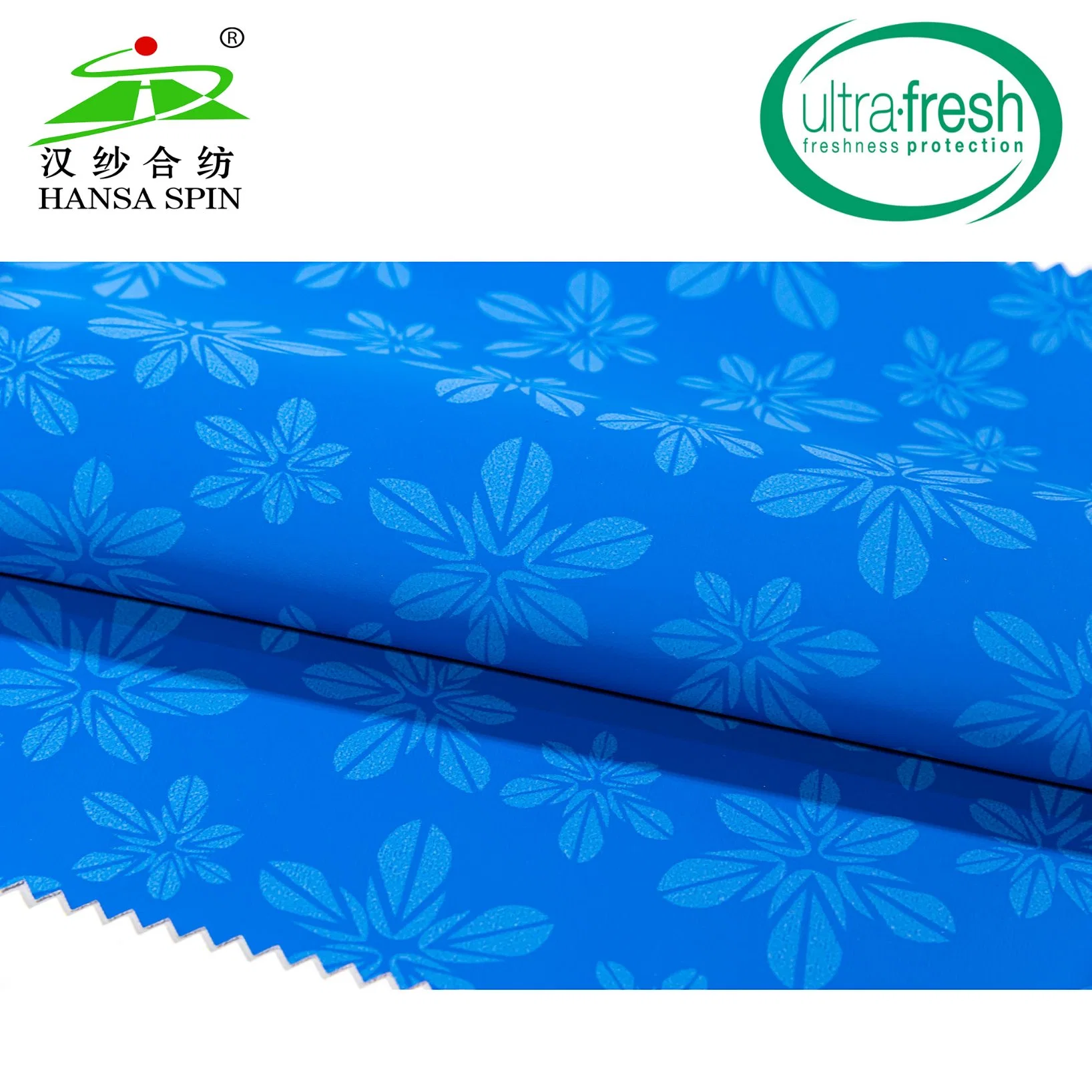 Flowers Printing Waterproof and Breathable PU Leather for Garment