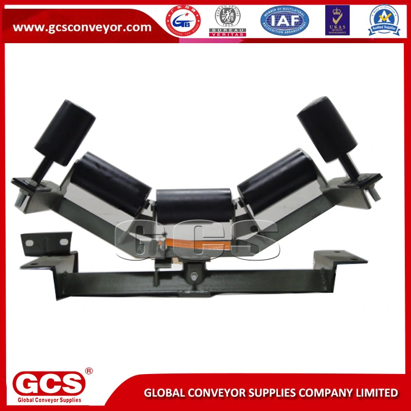 Mining Self Aligning Offset Side Guidetrough Carrier Belt Conveyor Roller