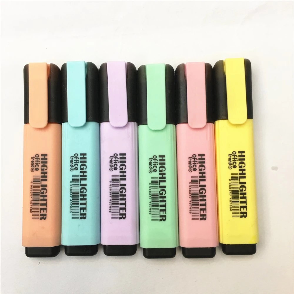 Wholesale/Supplier Highlighter Pen Fluorescent Markers Chisel Tip Stationery Promotional Gift