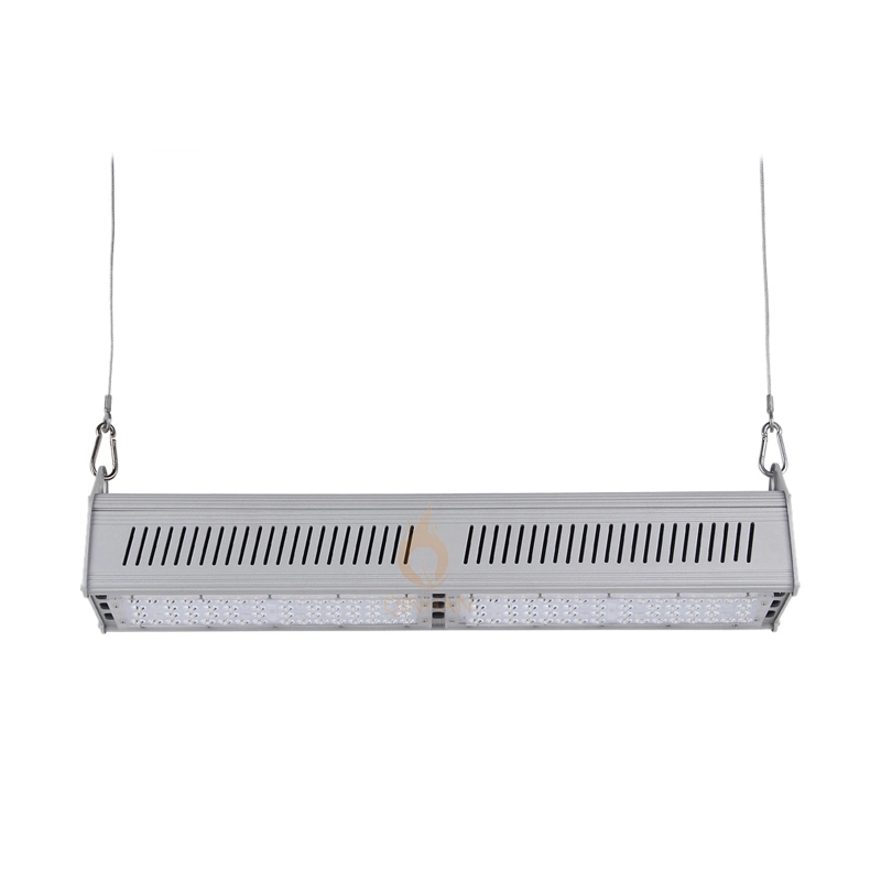 Dali 1-10V Dimmable 100W Industrial Warehouse Workshop Pendant LED Linear Highbay Lamp for Supermarket Lighting