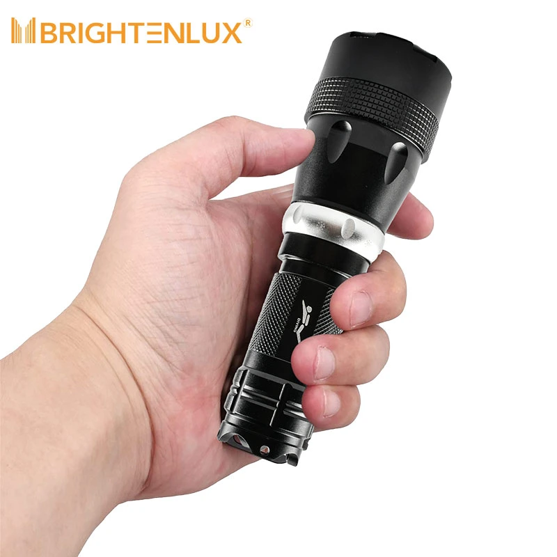 Brighttenlux 6000 لومن قابل لإعادة الشحن Ipx6 غوص 5 أوضاع T6 LED ضوء وامض