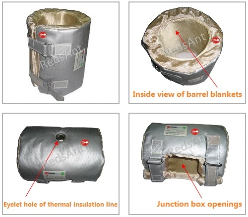 Thermische Isolationsmaterial für Heizer, Rohre, Ventile &amp; mehr