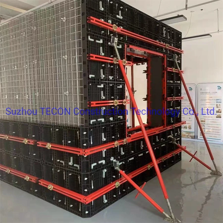 High Effciency and Reusable Plastic Framework Panel for Wall and Column Concrete Concrete Formwork Panel System