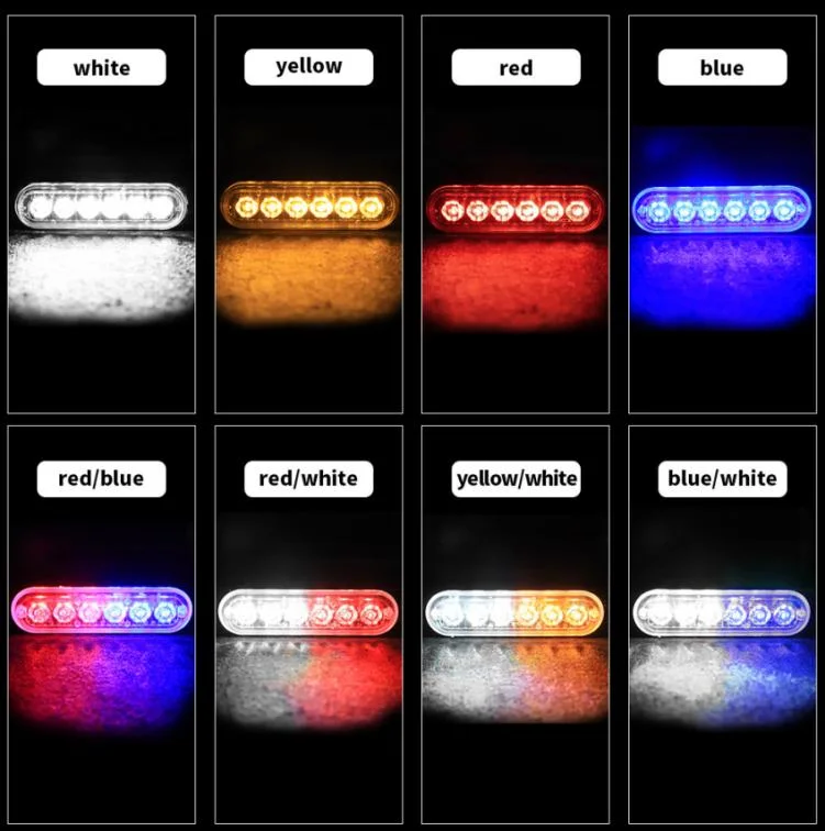 6 LED 12W Car LED Lamp Truck SUV Pick up Trailer Working Light