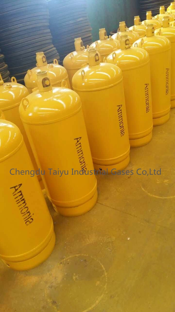 Anhydrous Liquid Industrial Grade 99.999% Ammonia Nh3 Gas 800L Cylinder