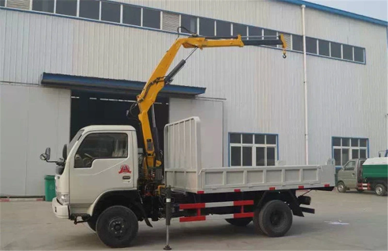 Fournisseur HBQZ Chine 3 tonnes mini grue de levage montés sur camion