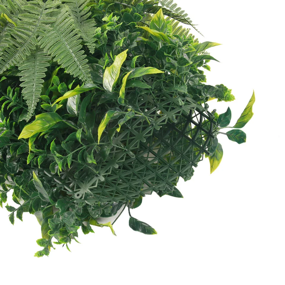Vertical Garden Decorative Faux Boxwood Hedge Green Grass Artificial Wall Plants