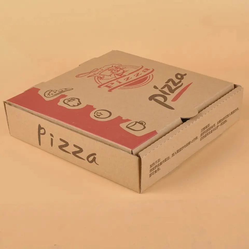 Wholesale/Supplier Cheap Price Printed Corrugated Pizza Packing Box with Customized Logo