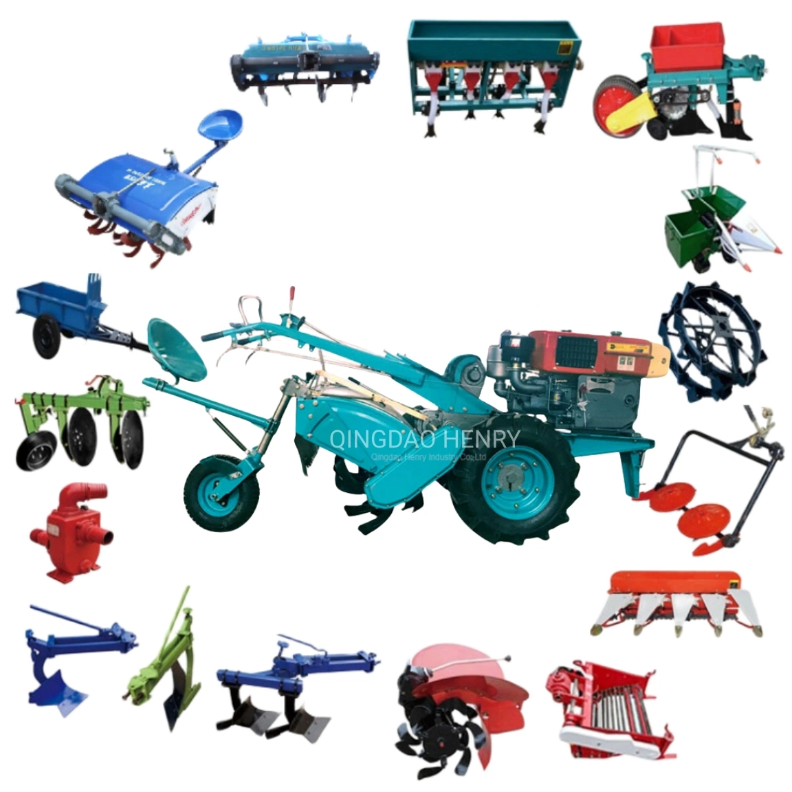 Agricultural Machinery Power Tiller Walking Tractor