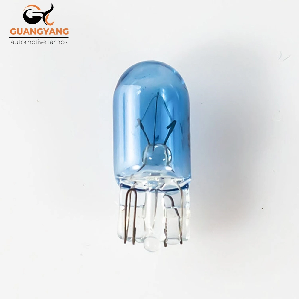 Factory T10 12V 5W Blue Color Halogen Bulb Car Turn Light