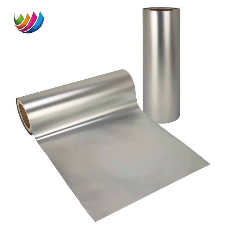 Plastic Packaging Thermal Metallic Polyester BOPP Laminating Chemical VMPET Gold Silver Film