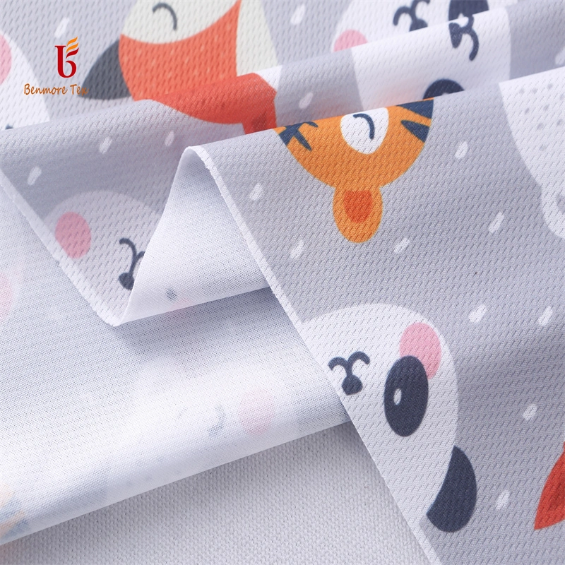 Cotton Spandex Knitted Fabric with Digital Printing