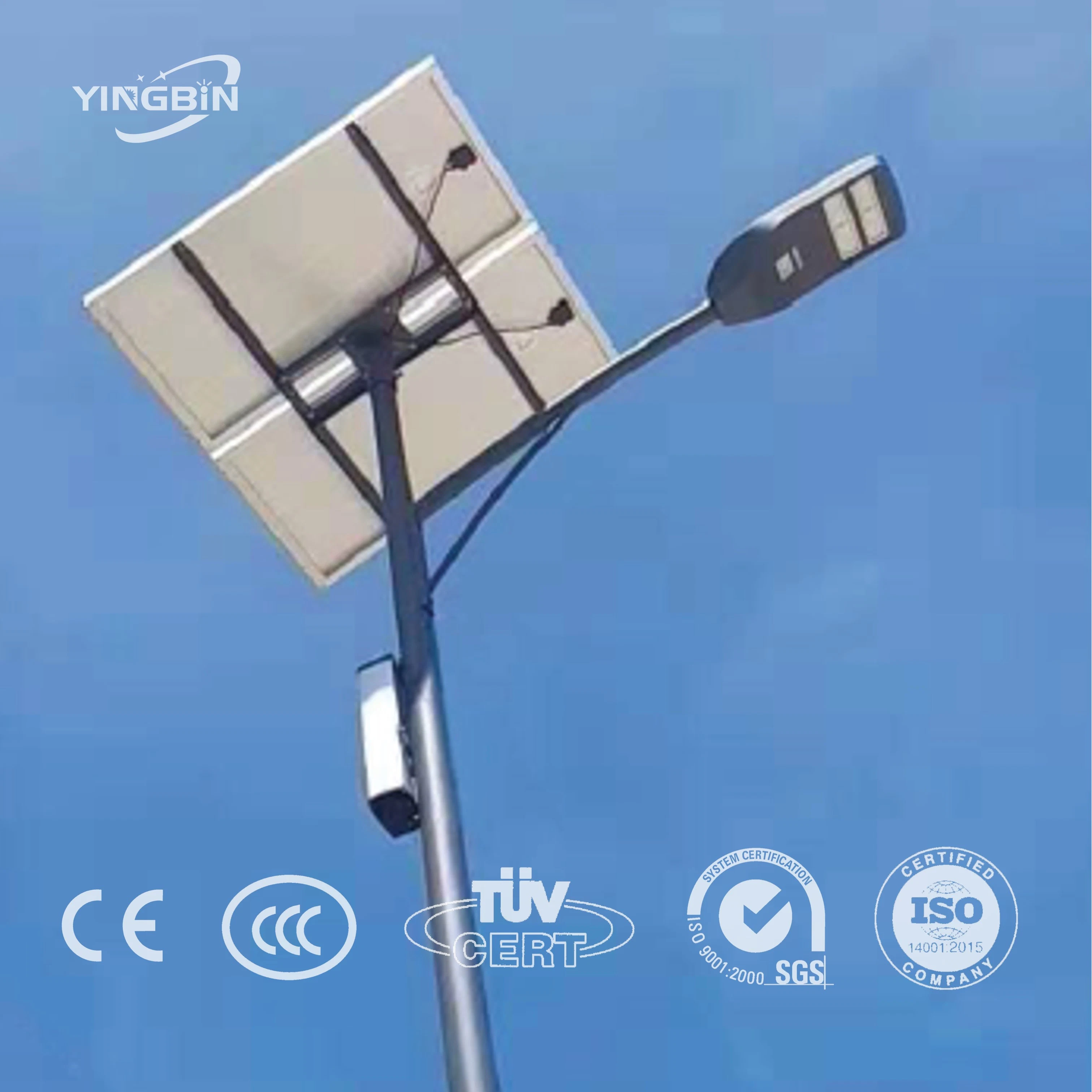 Производитель Heavy Duty Highway Aluminium LED Powered Waterproof Outdoor Полюс солнечной уличной светильника