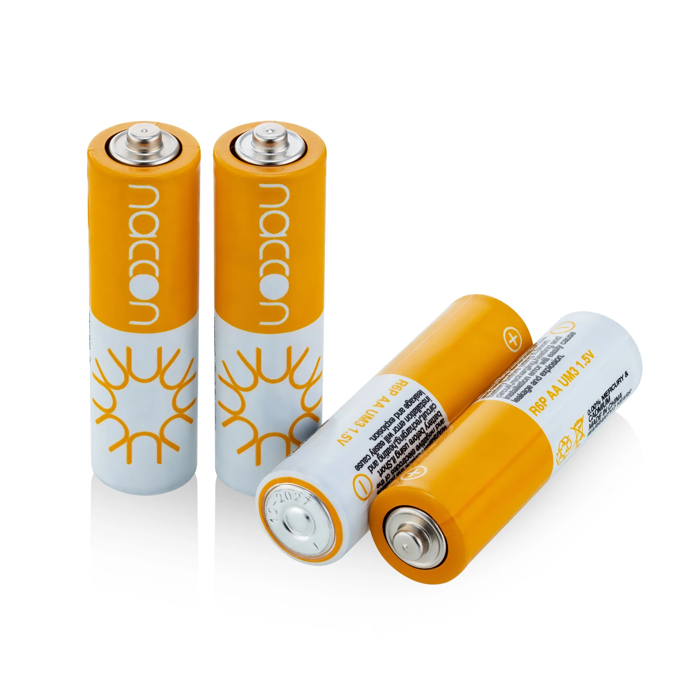 Factory Cheapest Pieces R6 1.5V Dry Battery with CE Certification AA Battery Primary Batteries