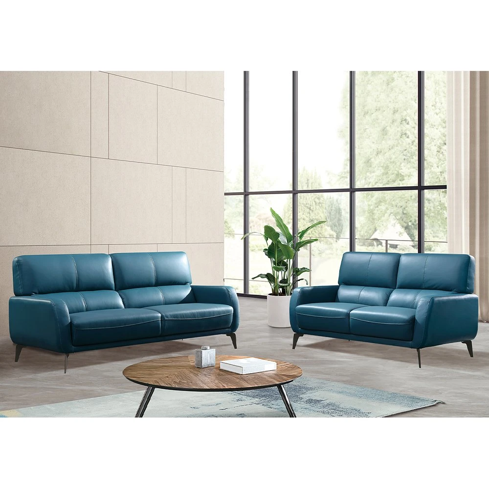 Chinese Sunlink Modern Quality Office Leisure Couch Set Leather Sofa Home Living Room Furniture