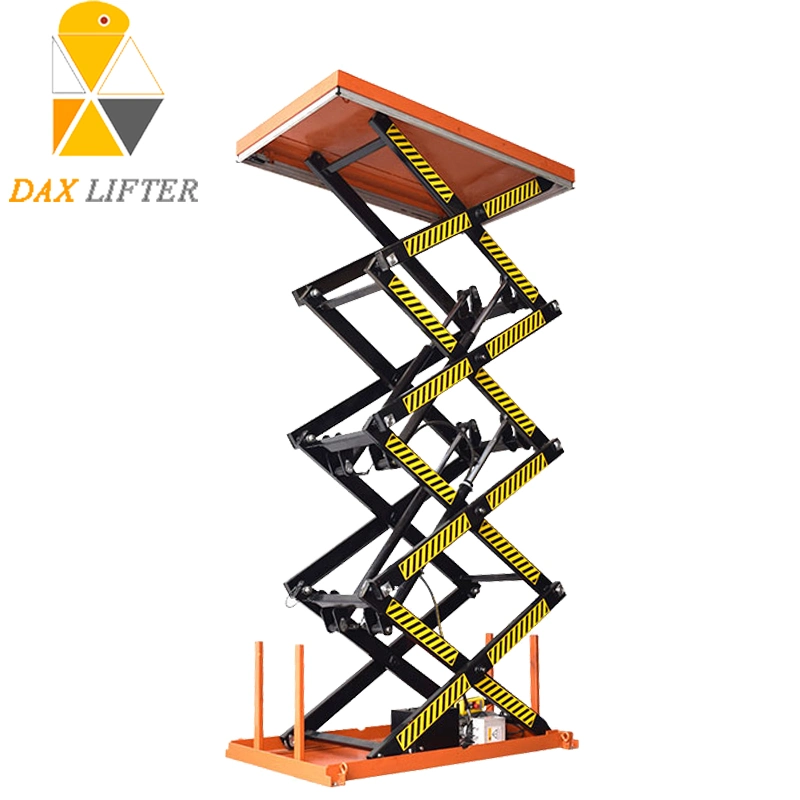 4m High Telescopic Aerial Working Platform Scissor Lift Table