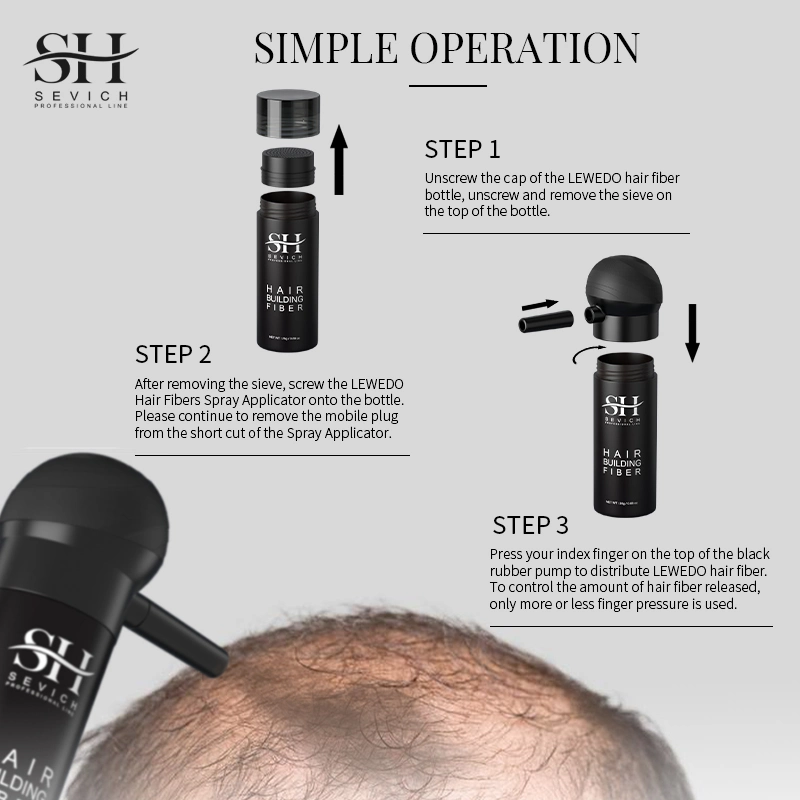 Hair Fiber Spray Applicator for Hair Loss Treatment Instant Wig Regrowth