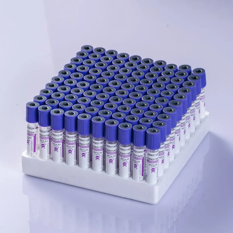 High Quality EDTA K2 K3 Vacuum Blood Collection Tube Pet Plastic EDTA Tube for Laboratory