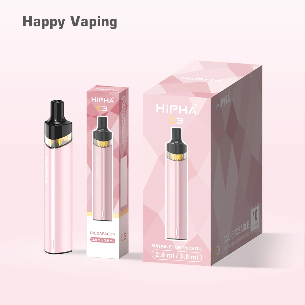 Happy Vaping C3 facile avec remplissage Local D8/D9/D10 d'épaisseur de l'huile d'huile et cire système Pod 2ml 3ml 1688 Vape Vape stylo jetable vaporisateur