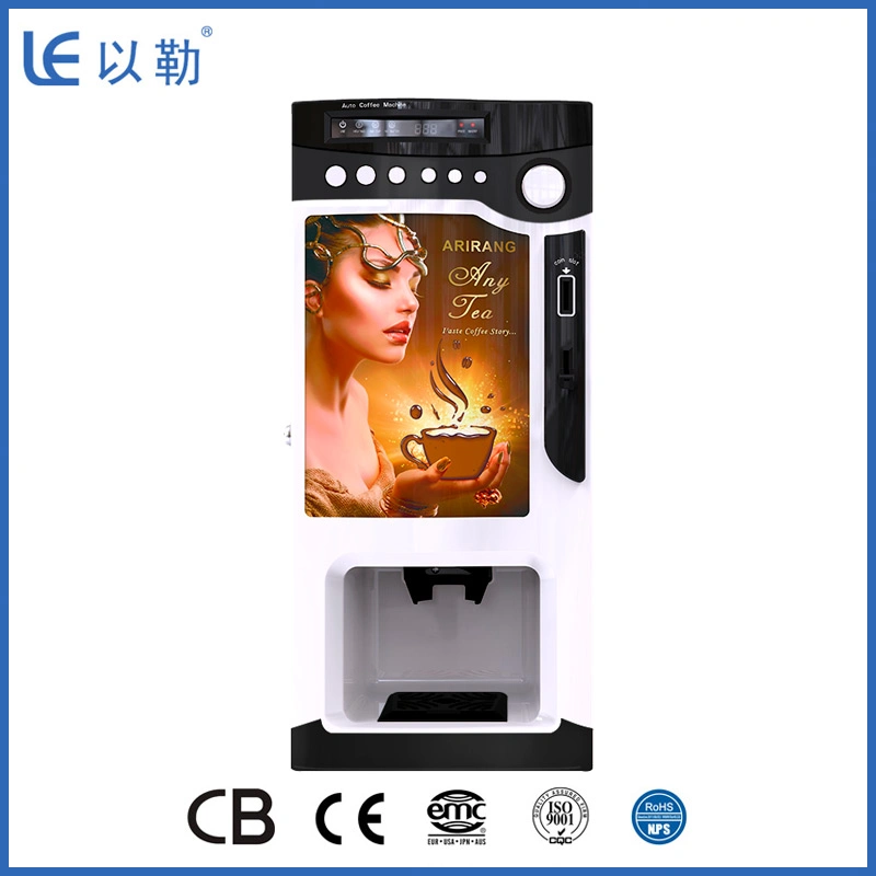 Mini Coin Operated Coffee Drink Vending Machine Le303V