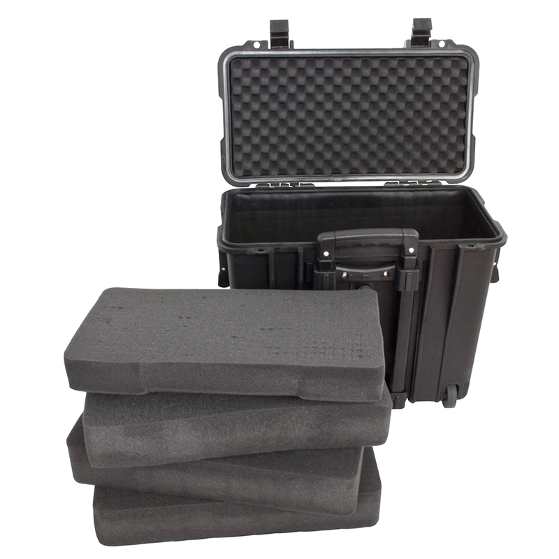 IP67 Plastic Protective Safety Cable Equipment Storage Case with Wheels