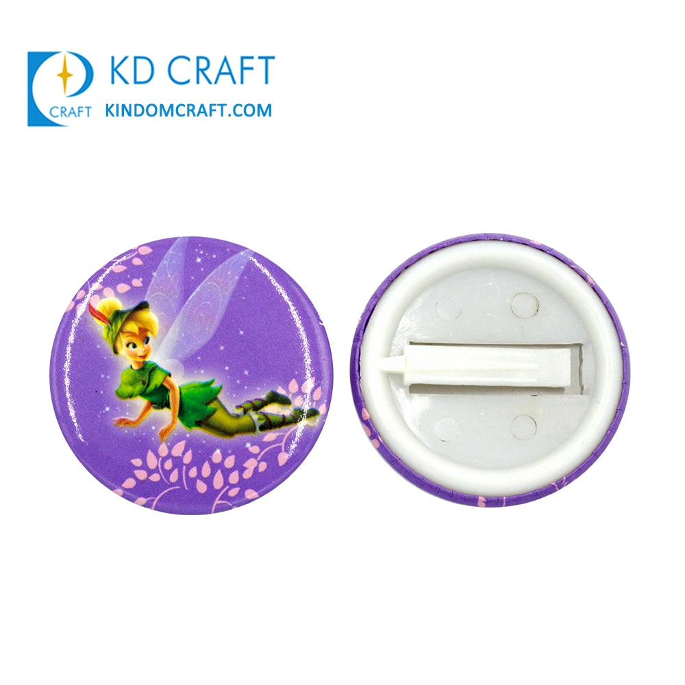 Bio Party Tin Button Badge in Zinc Alloy for Souvenir