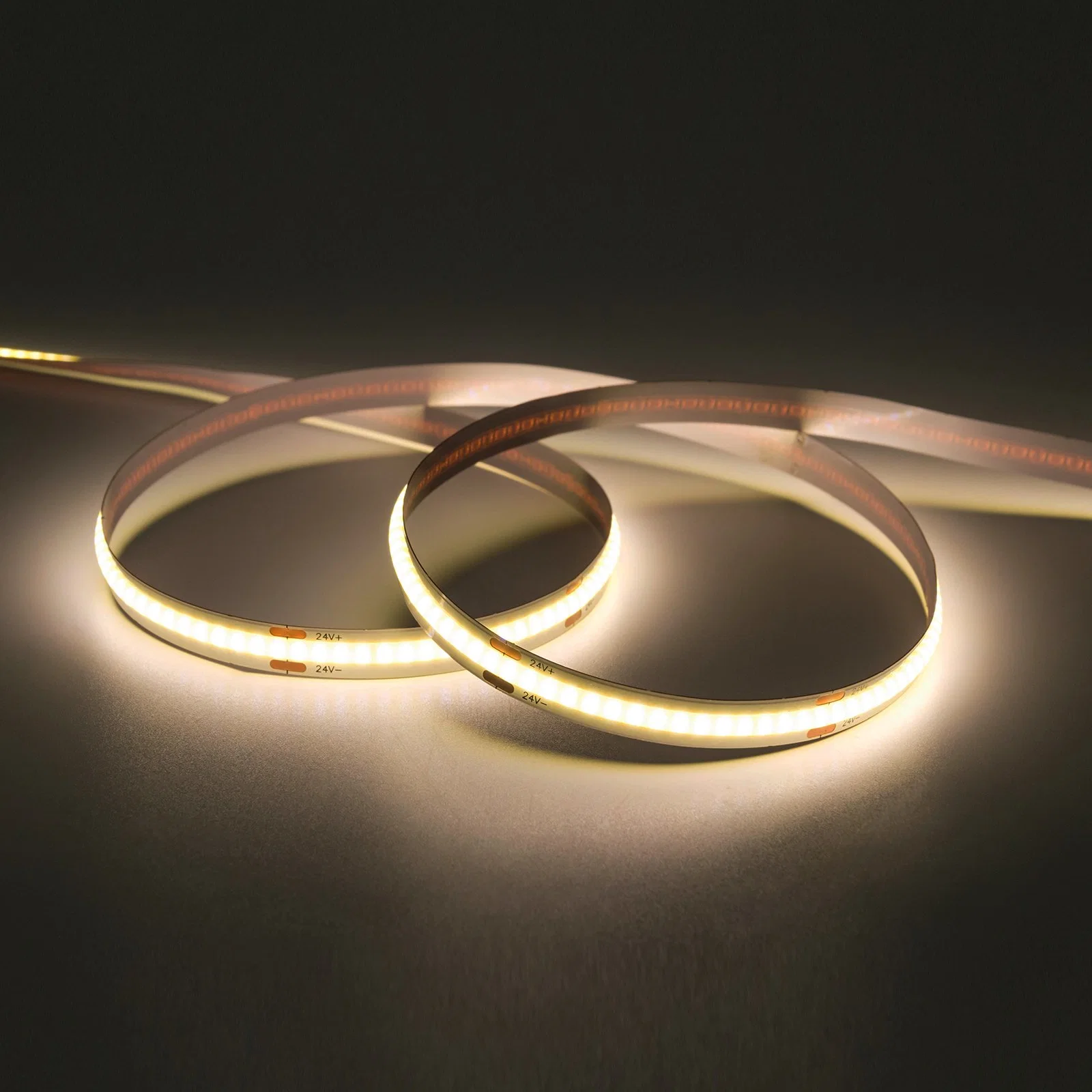 High quality/High cost performance Custom 12V 24V Flexible LED Rope COB LED Strip Light