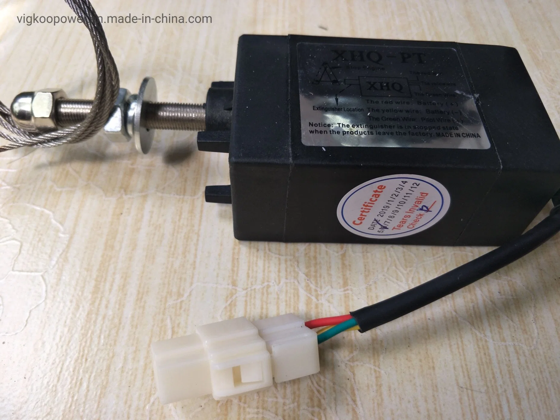 12V/24V Stop Solenoid for Diesel Cummins Perkins Yuchai Engine