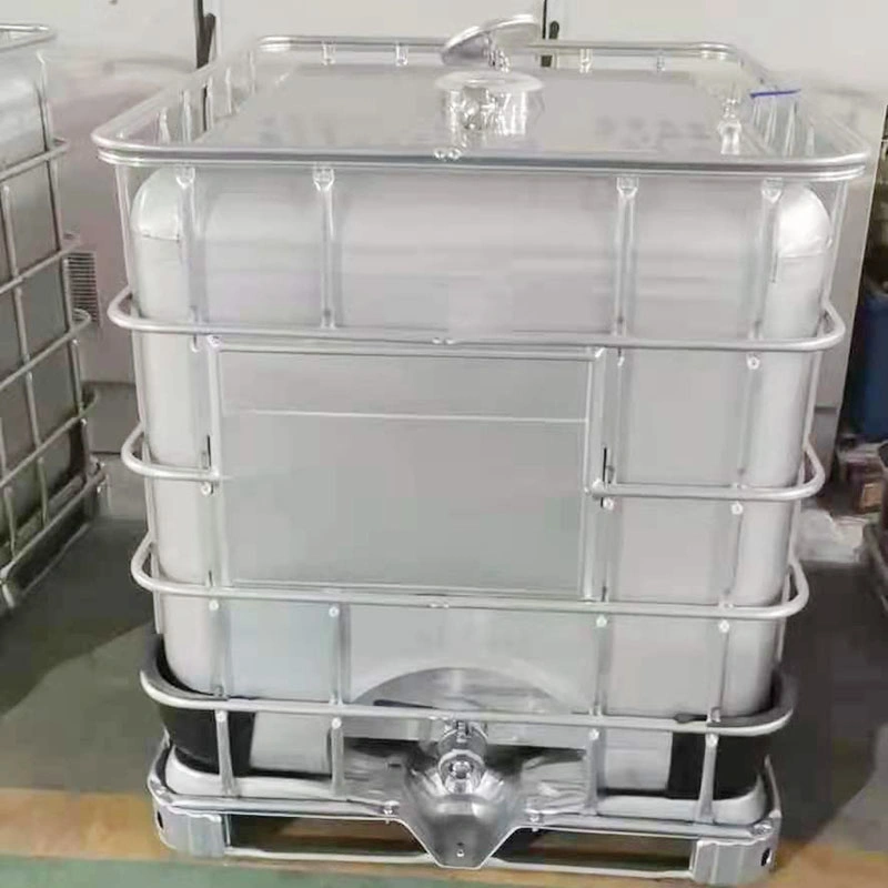 1000L 304 316L Edelstahl-IBC für die Lagerung von chemischen Flüssigkeiten für Lebensmittel Tank