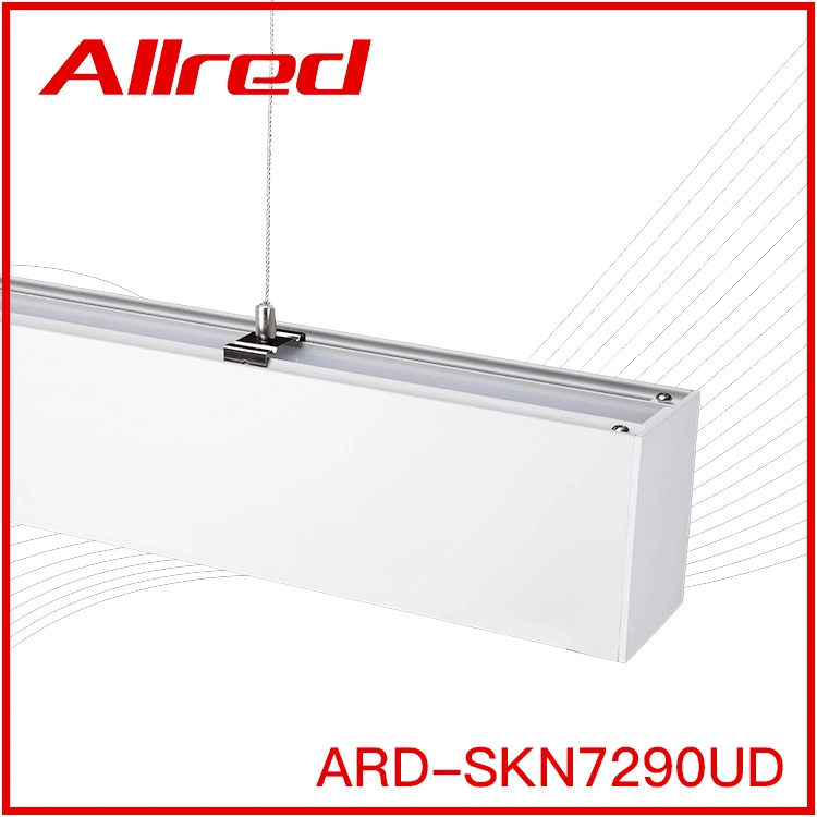 Professional Brightness Luminous Soft Color Lamp Public Lighting Places Subways Airports Hospital Lighting Seamless Linkable Wholesale/Suppliers LED Linear Pendant Light