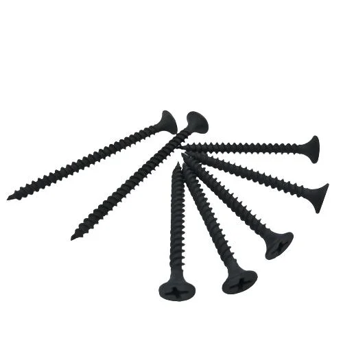 Customized M3.5 M4.2 #6 #8 Black Grey Phosphated Zinc Plated Horn Bugle Head Cross Gypsum Board Screw Drywall Screw Coarse Thread Tornillos