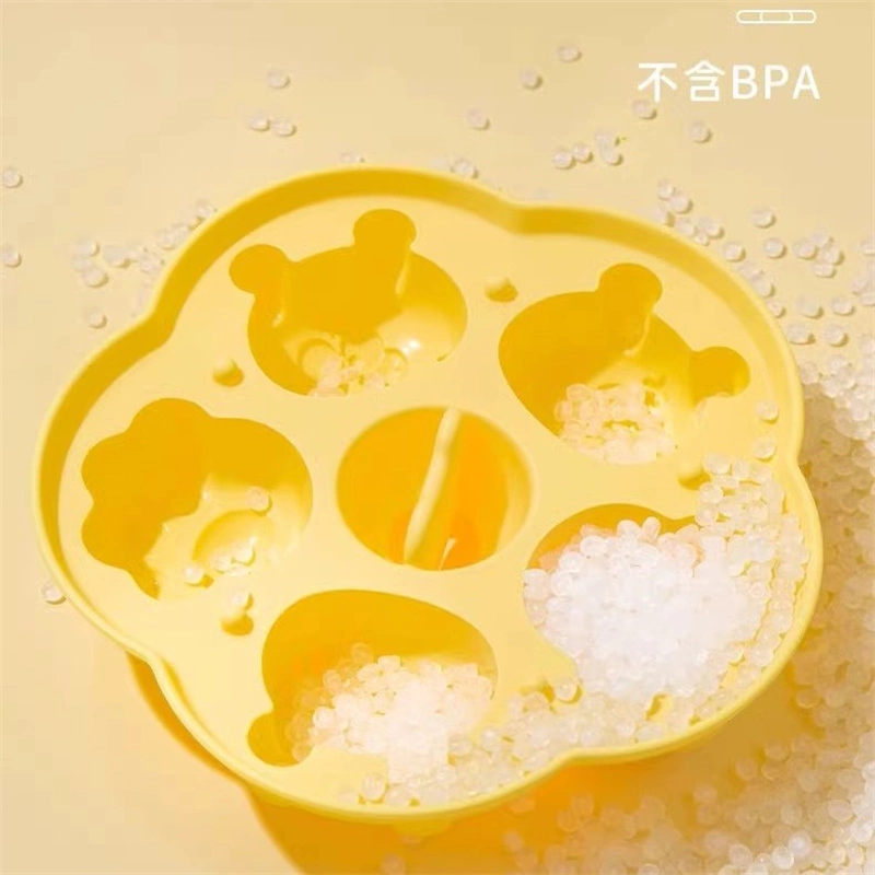 Baby Auxiliary Food Steamed Cake Silicone Mold Young Food Grade Steamed Pastry